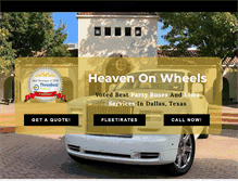 Tablet Screenshot of heavenonwheels.com